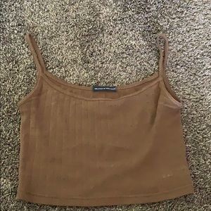 brown brandy melville tank top
